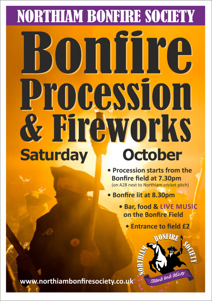 Northiam Bonfire Procession & Fireworks