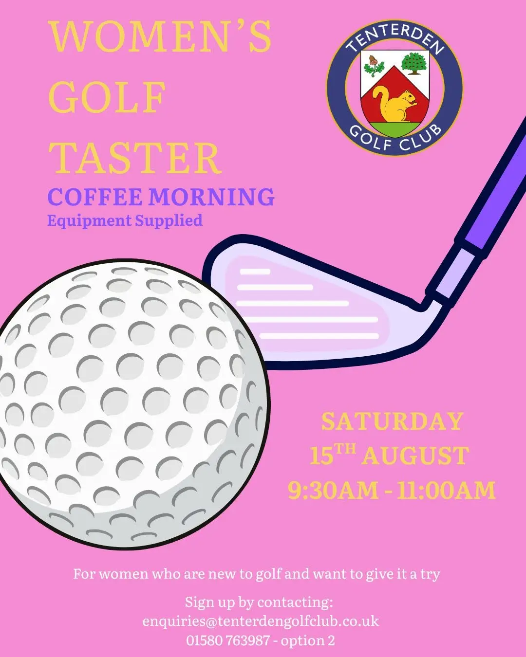 Women's Golf Taster Women's Golf Taster